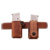 GALCO INTERNATIONAL SINGLE MAG CARRIER .40 STAGGERED METAL MAG-TAN