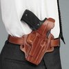 Découvrez le holster F.L.E.T.C.H. de Galco pour 1911, en cuir premium tan. Parfait pour un confort et une sécurité optimaux! 🔒