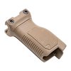 STRIKE INDUSTRIES AR-15 ANGLED GRIP LONG W/CABLE MANAGEMENT FOR PIC RAIL BLK