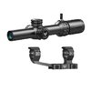 SWAMPFOX OPTICS ARROWHEAD LPVO 1-10X24 SFP ILL GUERRILLA DOT MIL-RED BLK MNT