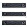 SLATE BLACK INDUSTRIES SLATE GRIP M-LOK PANELS 2-SLOT BLACK 3-PACK