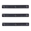 SLATE BLACK INDUSTRIES SLATE GRIP M-LOK PANELS 3-SLOT BLACK 3-PACK