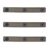 SLATE BLACK INDUSTRIES SLATE GRIP M-LOK PANELS 3-SLOT FDE 3-PACK