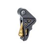 I.T.T.S TRIGGER W/SAFETY SHOE FOR SPRINGFIELD® HELLCAT/PRO - TYRANT CNC ITTS TRIGGER FOR SPRINGFIELD HELLCAT BLACK W/GOLD HARDWARE