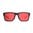 RIDER EYEWEAR, POLARIZED  BLACK FRAME, GRAY LENS/RED MIRROR