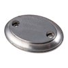 SUNNY HILL SOLID FLAT GRIP CAP, 2 SCREW, MILD STEEL